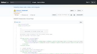 
                            3. MAGENTO: Breadcrumbs on Account Pages · GitHub