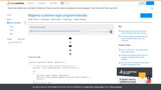 
                            6. Magento customer login programmatically - Stack Overflow