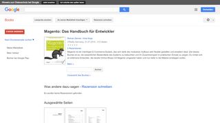 
                            1. Magento: Das Handbuch für Entwickler