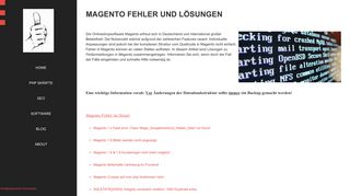 
                            10. Magento Fehler - Flupdiwup.de