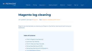
                            11. Magento log cleaning - Support Documentation