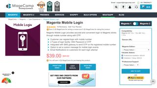 
                            5. Magento Mobile Login, Secured OTP Login with Mobile Number
