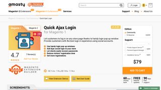 
                            4. Magento Quick Ajax Login Extension - Social Login by Amasty
