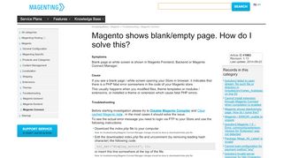 
                            12. Magento shows blank/empty page. How do I solve this? - Magenting