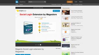 
                            5. Magento Social Login extension by Magestore - SlideShare