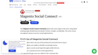 
                            12. Magento Social Login - Facebook, Google, Twitter, LinkedIn