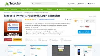 
                            3. Magento Twitter & Facebook Login Extension - Plumrocket