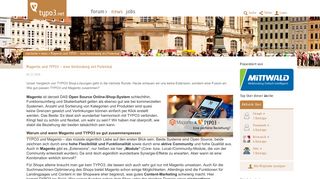 
                            8. Magento und TYPO3 – eine Verbindung mit Potential - Typo3.net