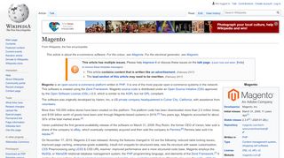 
                            9. Magento - Wikipedia