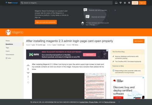 
                            3. magento2.3 - After installing magento 2.3 admin login page cant ...