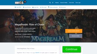 
                            2. MageRealm: Rise of Chaos Análise e Forum - MMOs Brasil