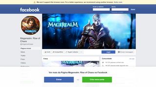 
                            3. Magerealm: Rise of Chaos - Página inicial | Facebook