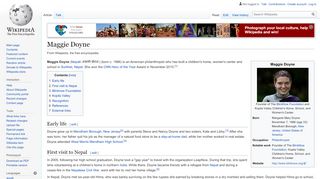 
                            6. Maggie Doyne - Wikipedia