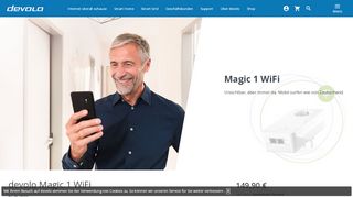 
                            7. Magic 1 WiFi der zauberhafte WLAN-Lieferant | devolo AG