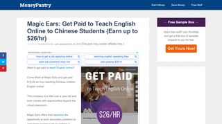 
                            12. Magic Ears: Get Paid to Teach English Online to Chinese Students ...