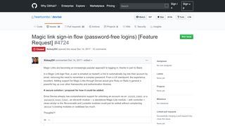 
                            6. Magic link sign-in flow (password-free logins) [Feature Request ...
