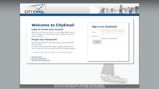 
                            6. Magic Mail Server: Login Page - CityEmail