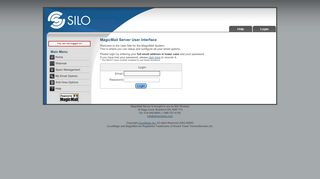 
                            2. Magic Mail Server: Login Page - SiloMail