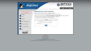 
                            1. Magic Mail Server: Login Page - Sitco Webmail!