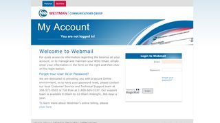 
                            1. Magic Mail Server: Login Page - Westman Communications Group