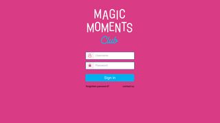 
                            7. Magic Moments Club | Login