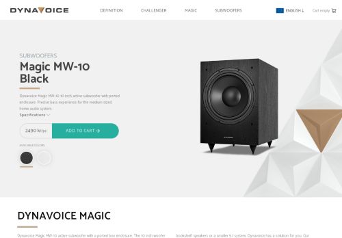 
                            8. Magic MW-10 | Subwoofers | - Dynavoice