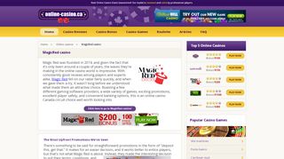 
                            3. Magic Red online casino