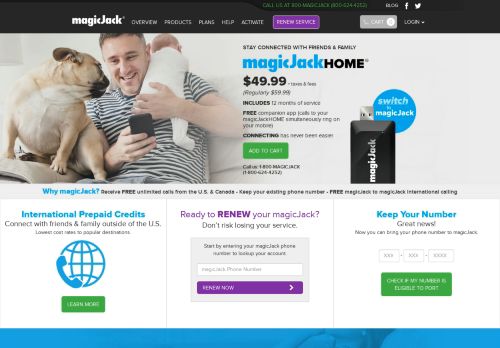 
                            6. magicJack: VoIP Phone Service | Internet Home Phone Service Provider