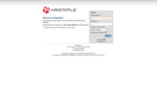 
                            11. MagicMail Mail Server: Landing Page - Aristotle.Net