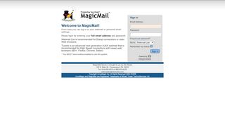 
                            6. MagicMail Mail Server: Landing Page
