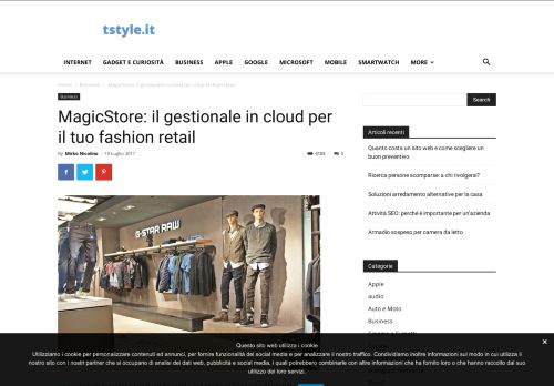 
                            8. MagicStore: il gestionale in cloud per il tuo fashion retail - TStyle