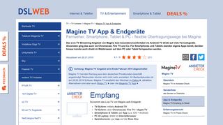 
                            6. Magine TV App & Endgeräte - Magine auf TV, Smartphone, Tablet & PC