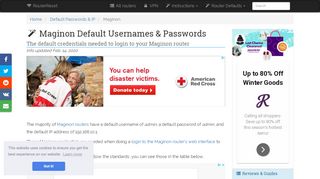 
                            6. Maginon Default Password, Login & IP List (updated August 2018 ...