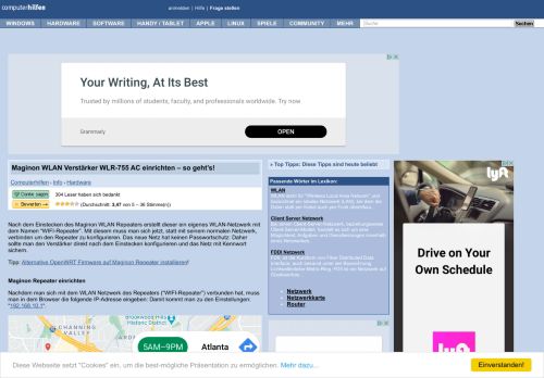 
                            6. Maginon WLAN Verstärker WLR-755 AC einrichten - so geht's!