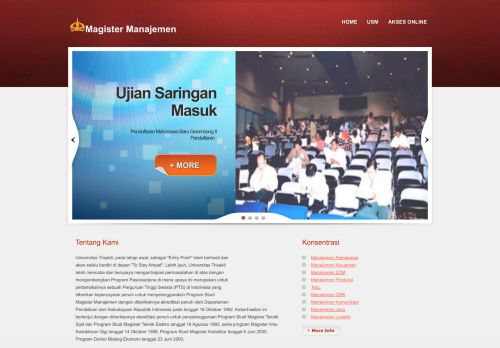 
                            8. Magister Manajemen - Universitas Trisakti