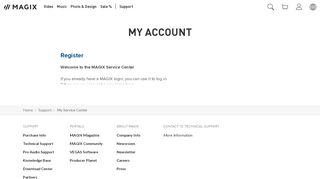 
                            10. MAGIX Service Center – Login to your account - Magix Ag