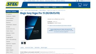 
                            6. Magix Sony Vegas Pro 15 (DE/EN/ES/FR) online kaufen oder in 15 ...