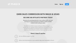 
                            2. MAGIX & VEGAS Creative Software Affiliate Program