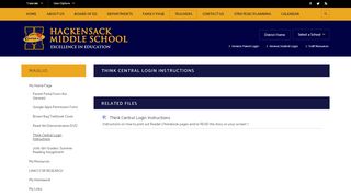 
                            7. Maglio / Think Central Login Instructions - Hackensack Public Schools