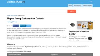 
                            7. Magma Fincorp Customer Care Phone Number, Email & Contacts ...