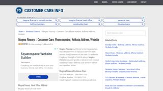 
                            10. Magma Fincorp – Customer Care, Phone number, Kolkata Address ...