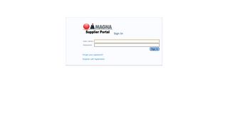
                            1. Magna Supplier Portal