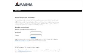 
                            7. MAGNA Telemotive GmbH: TM Portal Login