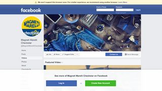 
                            12. Magneti Marelli Checkstar - Videos | Facebook