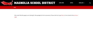 
                            8. Magnolia School District - Site Administration Login