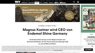 
                            6. Magnus Kastner wird CEO von Endemol Shine Germany | W&V