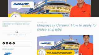 
                            13. Magsaysay Careers: How to apply for cruise ship jobs – The ...