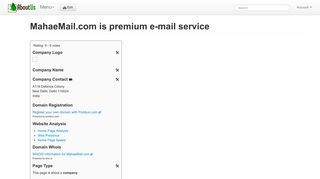 
                            12. MahaeMail.com is premium e-mail service - AboutUs