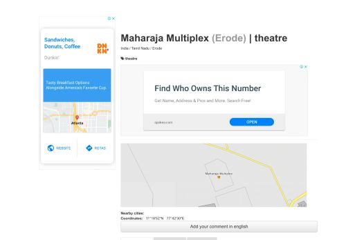 
                            13. Maharaja Multiplex - Erode | theatre - Wikimapia