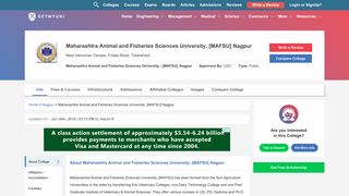 
                            5. Maharashtra Animal and Fisheries Sciences University, [MAFSU ...